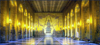The Golden Hall, Stockholm City Hall