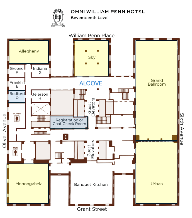 17th Floor Map